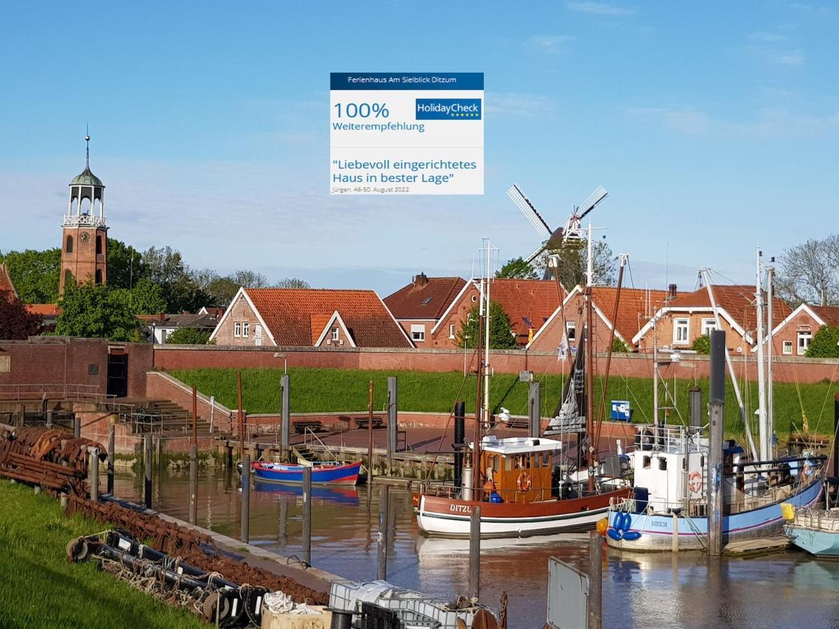 Ferienhaus Am Sielblick In Ditzum Eksteriør bilde